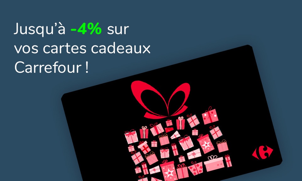 Remise sur différentes cadeaux avec Ma Carte Cadeau