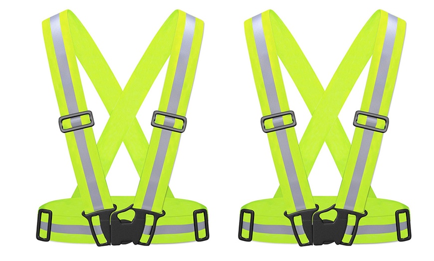 Image 5: Reflective Adjustable Safety Vest