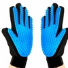 Image 2: Pet Hair Remover Glove Brush Dog Cat Grooming Massage Soft Bath Deshedding Comb
