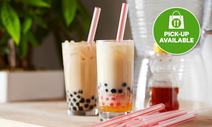 Image 1: Up to 46% Off on Bubble Tea at Eggette Waffle Bar