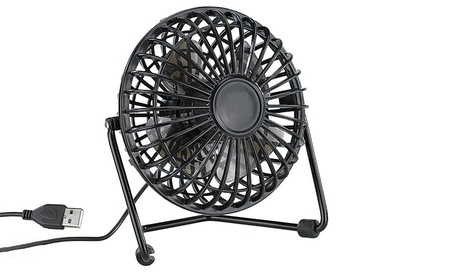 Mini ventilatore da tavolo con USB Pearl