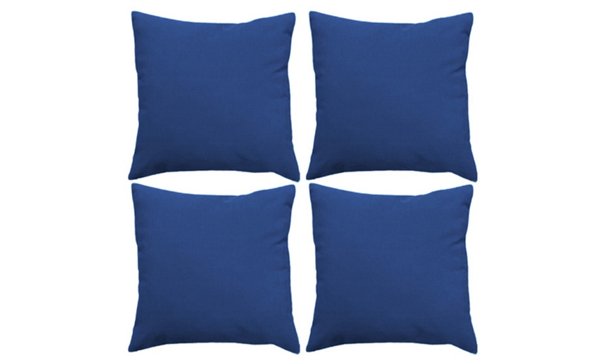 Image 4: 4pk Waterproof Outdoor Cushions