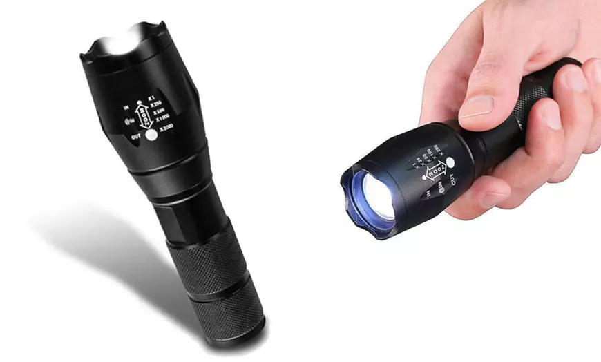 Image 1: Torche en métal multi-fonction