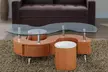Madrid S-Coffee Table with Stools in Choice of Colour for £99.98 With Free Delivery (66%) - Image 4