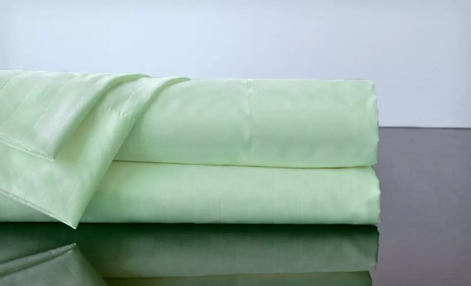 $29.99 for a Royal London Dobby Stripe Microfiber Sheet Set ($100 List Price). 6 Colors. Free Shipping and Returns. - Second Medium