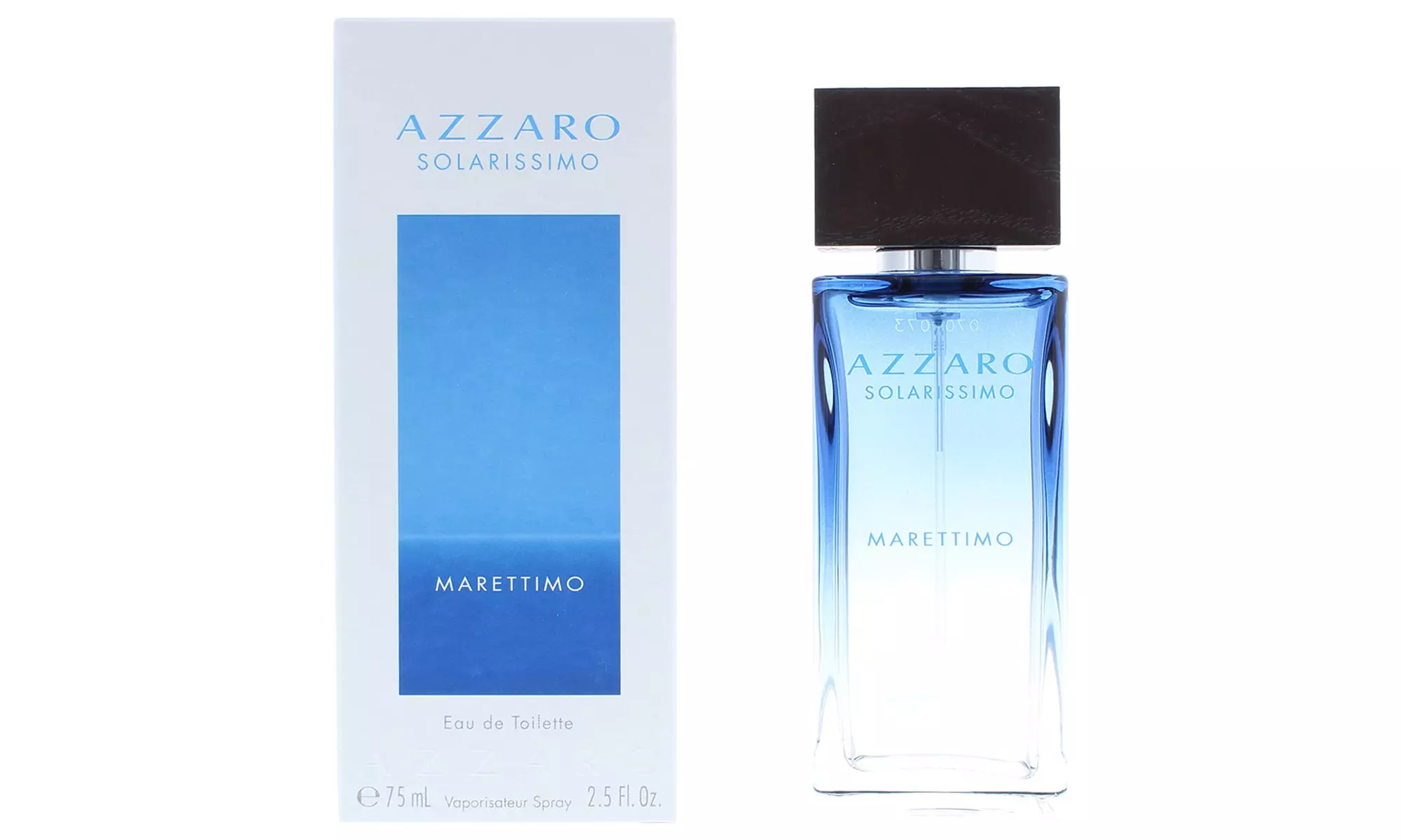 Eau de toilette pour homme 75 ml de la marque d'Azzaro, collection "Solarissimo Marettimo" - Primary Image