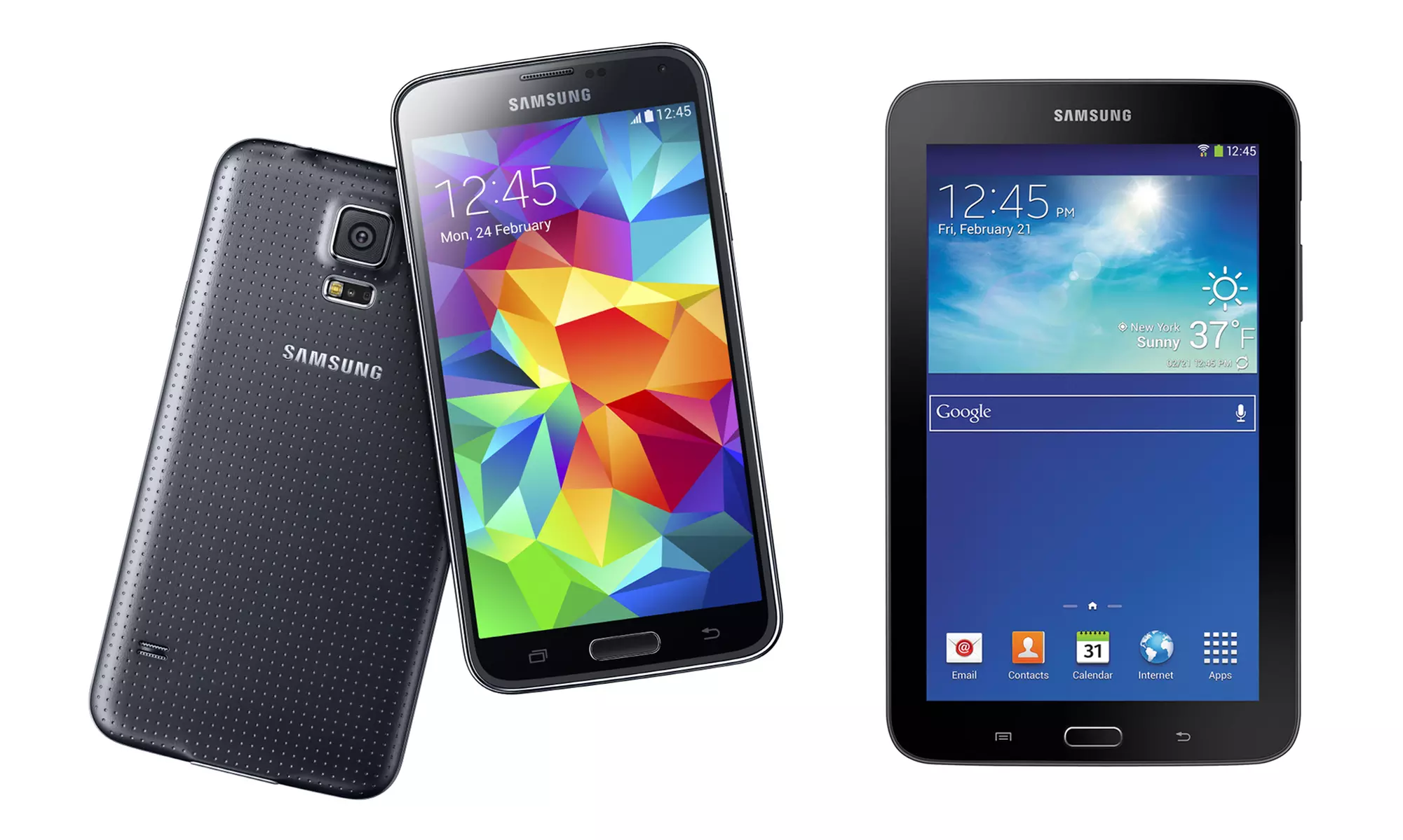 Samsung Galaxy Tab 3 Lite 7" 8GB Tablet and Galaxy S5 Smartphone (Manufacturer Refurbished) - Second Medium