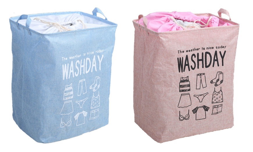 Image 12: One or Two Large Volume Laundry Baskets