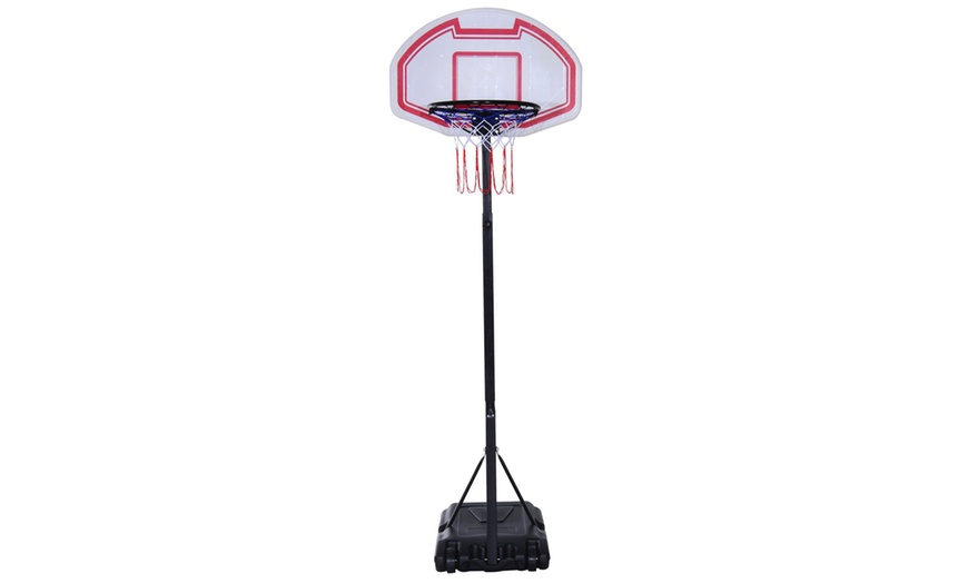 Image 3: HomCom Outdoor Basketball Stand