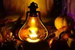 Halloween Lamp Flame LED Lantern Hanging Decor Pumpkin Witch Light Party - Second Medium