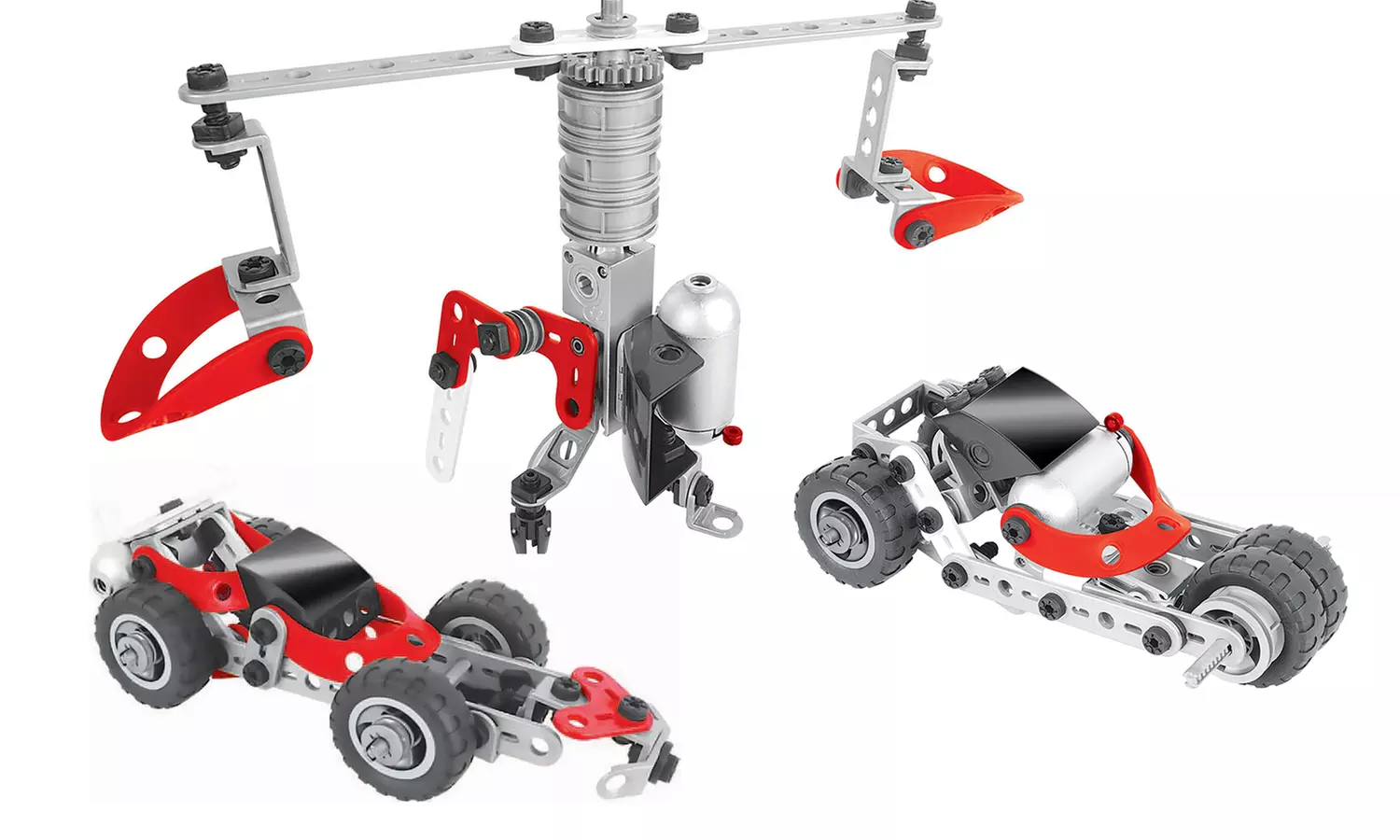 STEM Genius 10-In-1 Educational Motorized Toy Flex Tech Puzzle Kit - Primary Image