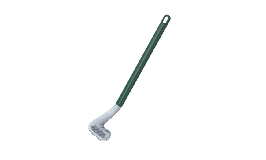 Image 9: Toilet Cleaning Brush with a Long Handle