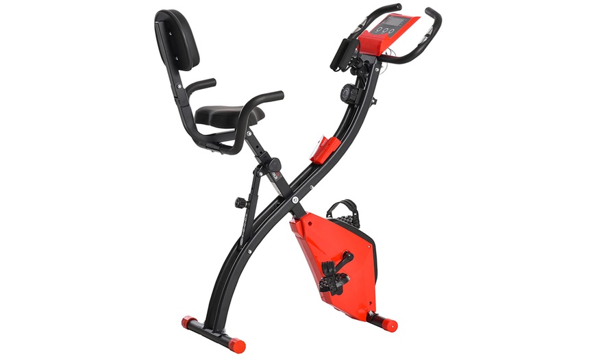 Image 2: HomCom Exercise Bike