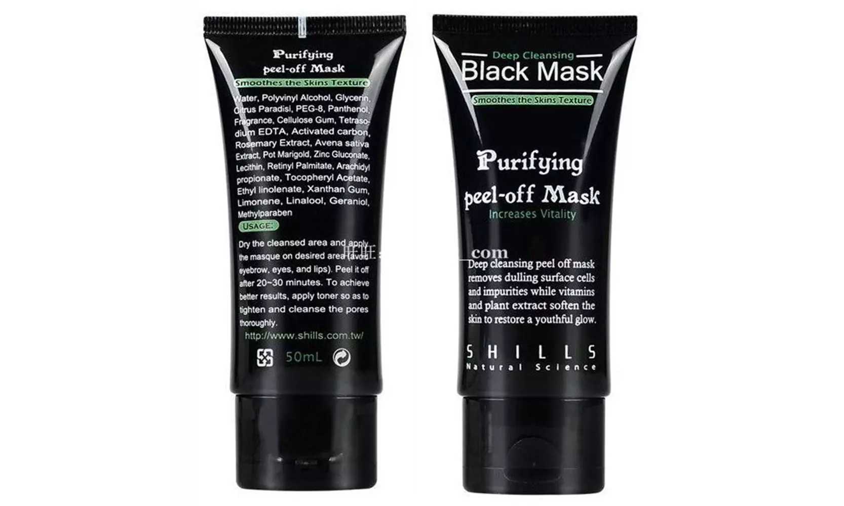 Shills Black Peel-Off Mask (1.69 fl. oz.) (1-, 2-, 3-, or 4-Pack) - Primary Image