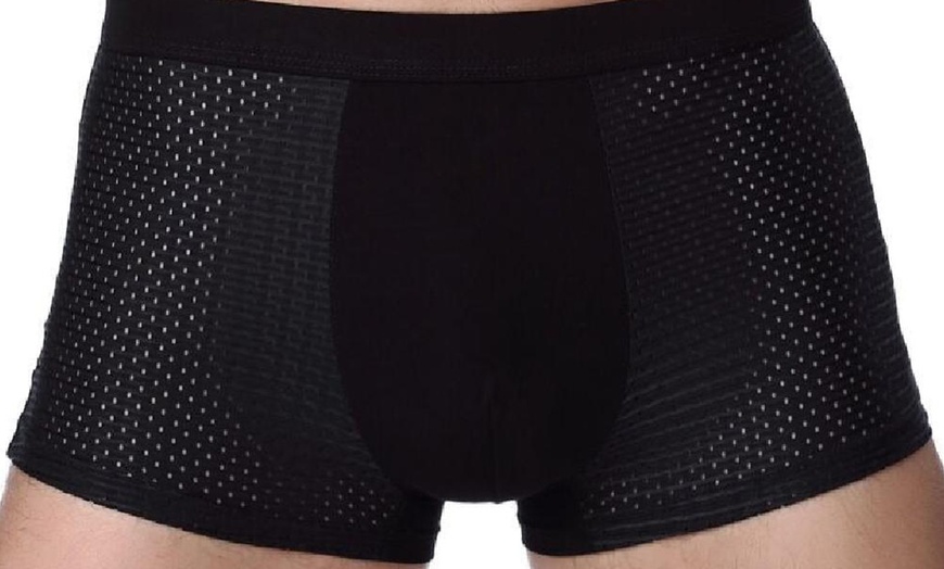 Up To 70% Off Up to 12 Pairs of Men's Breathable Mesh Boxers | Groupon