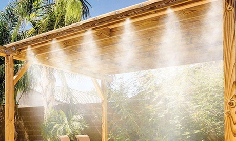 Fino a 4 kit per l'irrigazione del giardino, con tubo da 10 m di lunghezza