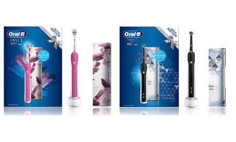 Spazzolino elettrico 3D Oral-B Pro 680 con custodia da viaggio, disponibile in 2 colori