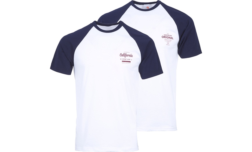 Image 3: Men's Raglan T-Shirts Two-Pack