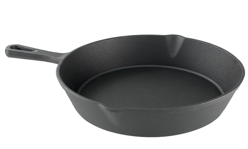 Image 9: Cast Iron Griddle Pan