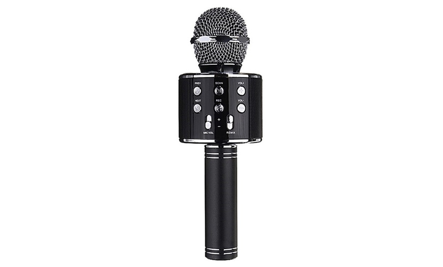 Image 3: Bluetooth Karaoke Microphone