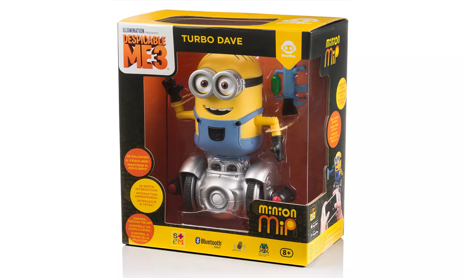 Minion MiP Turbo Dave Mini RC Robot or Interactive Balancing Robot - Second Medium