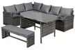 Oseasons Seven- or Eight-Seater Rattan-Effect Dining Set - Image 2