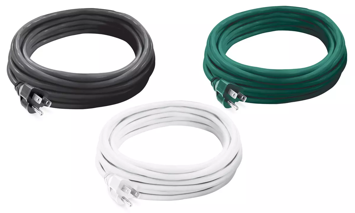 Sun Joe & Snow Joe 20' Gauge Vinyl Landscape Outdoor UL-Rated Extension Cord - Primary Image