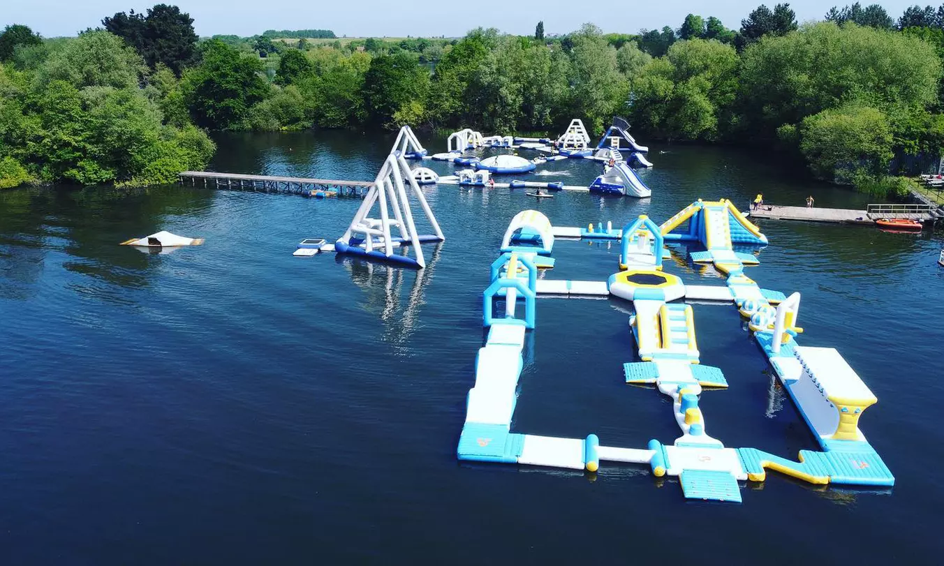 Aqua Park Entry with Wetsuit for 1, 2 or 4