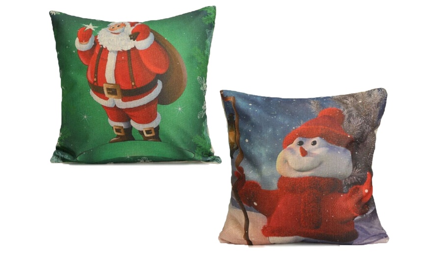 Image 6: Christmas Cushion Covers 