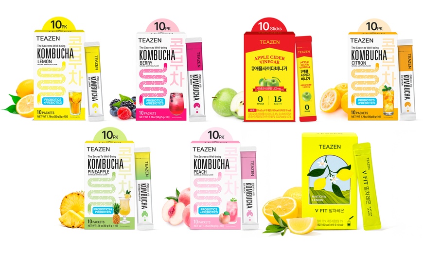 Image 1: Sachets de poudre instantanée de boisson coréenne sans sucre