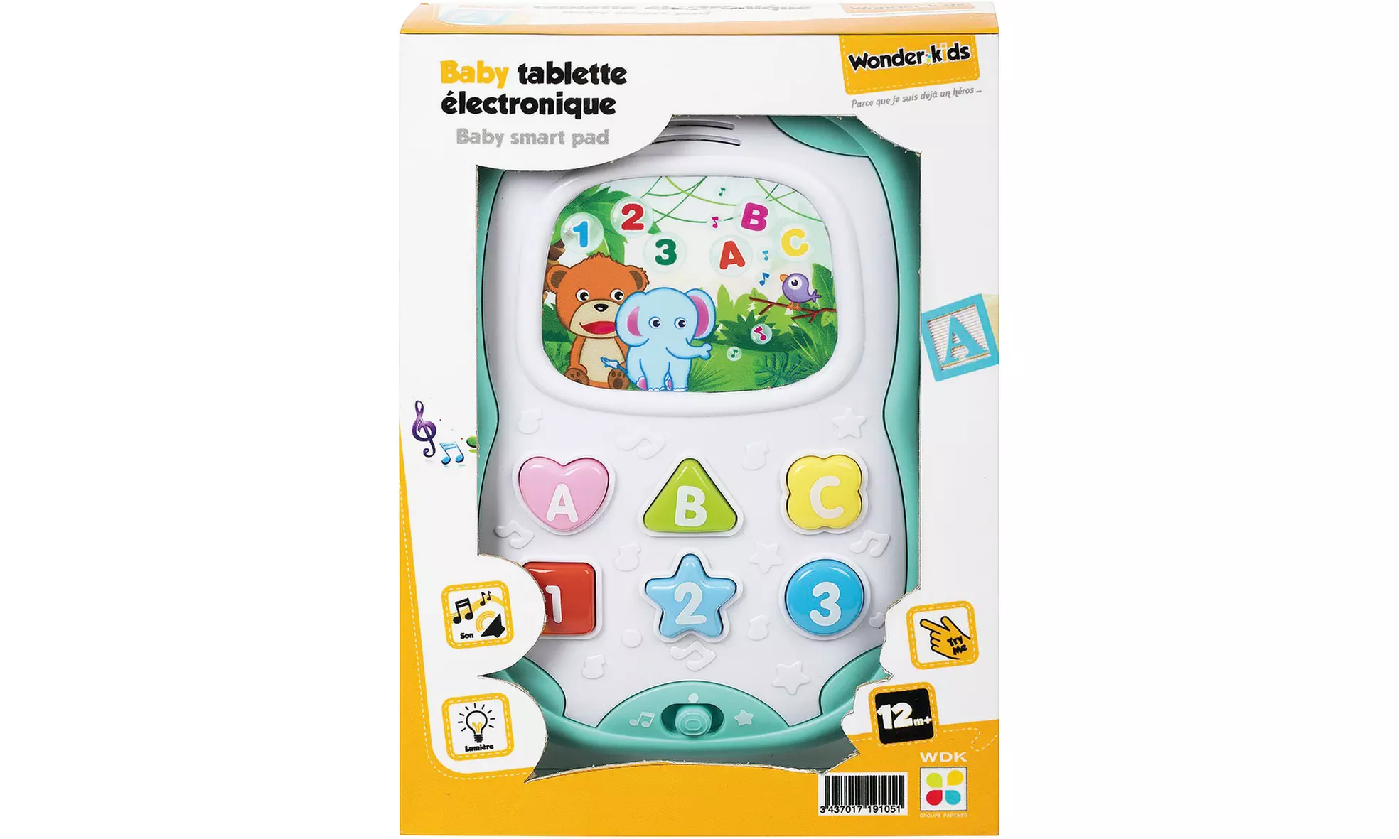 Tablette électronique pour bébés de Wonder Kids - Primary Image