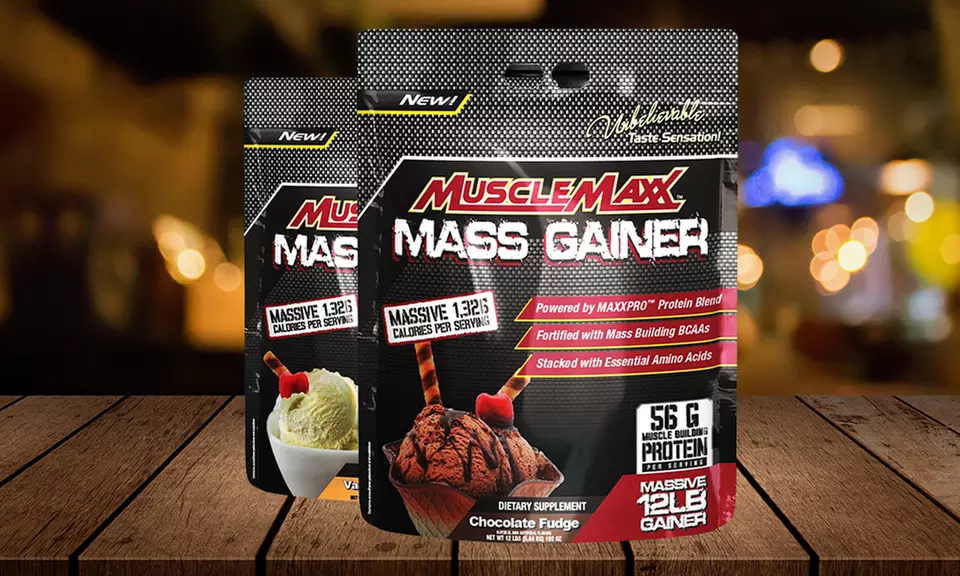 12lb. Bag of MuscleMaxx Mass Gainer Protein Supplement - Primary Image