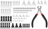 85Pcs Zipper Repair Kit & Replacemen Zipper Slider Set with Pliers