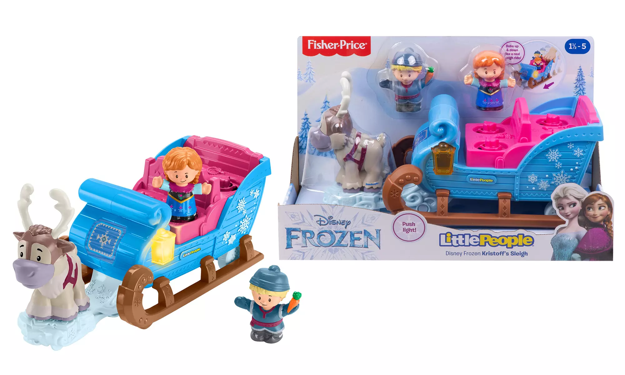 Fisher-Price Little People Disney Frozen Kristoff's Sleigh - Primary Image