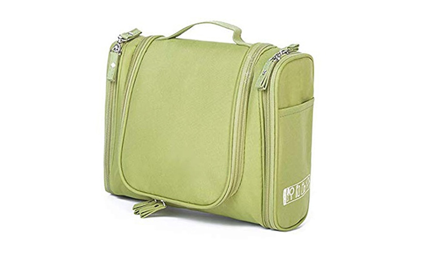 Image 26: One or Two Multi-Compartment Waterproof Toiletry Bags