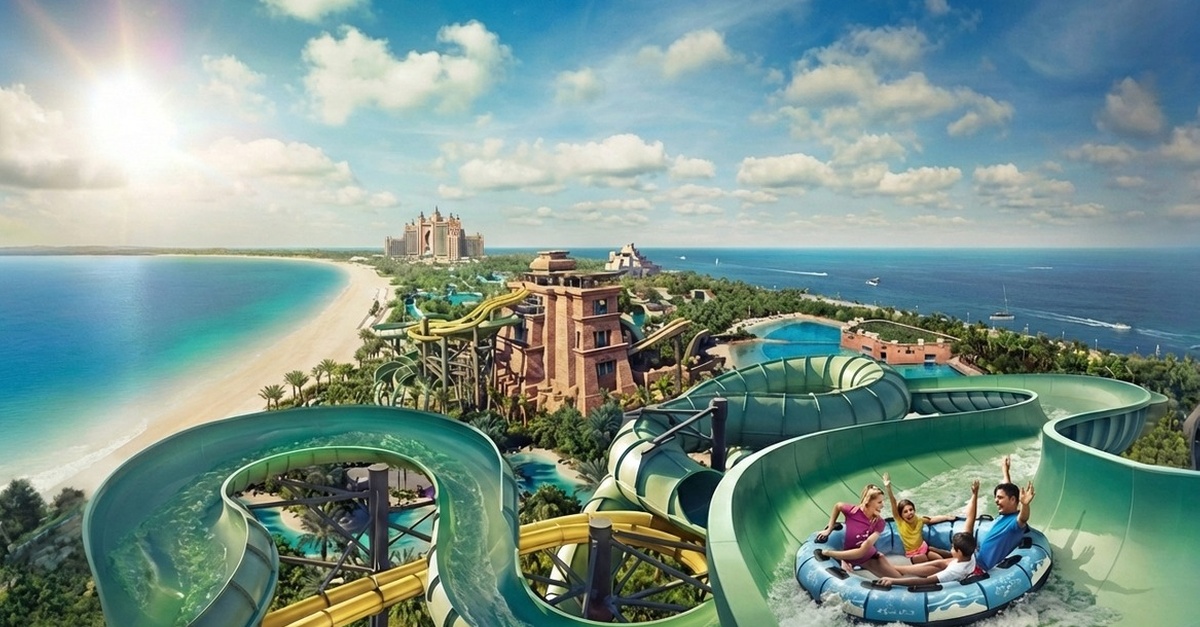 Atlantis Aquaventure Waterpark For One, Two Or Four Dubai UAE