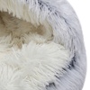 Image 6: Semi-Enclosed Soft Pet Bed