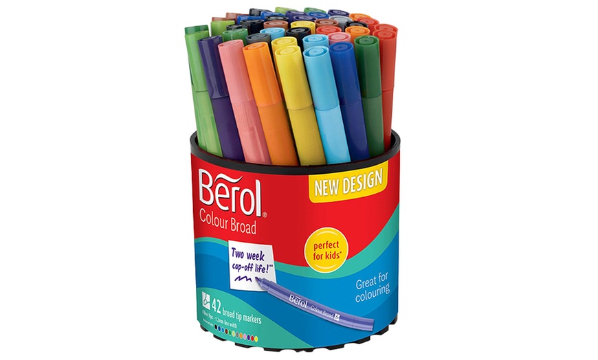 Image 6: 42 or 288 Berol Assorted Colouring Pens