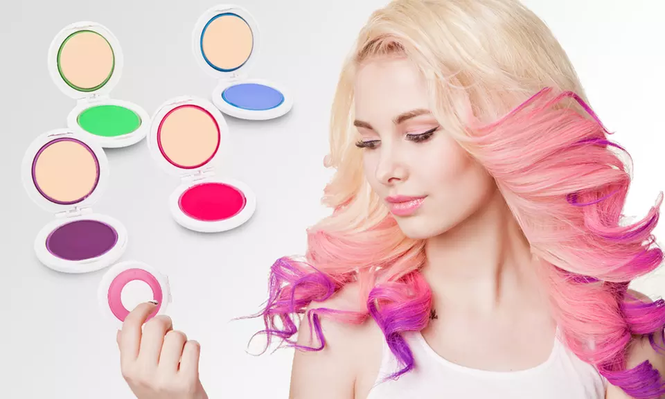 One, Two or Four Four-Piece Temporary Hair Chalk Sets - Primary Image