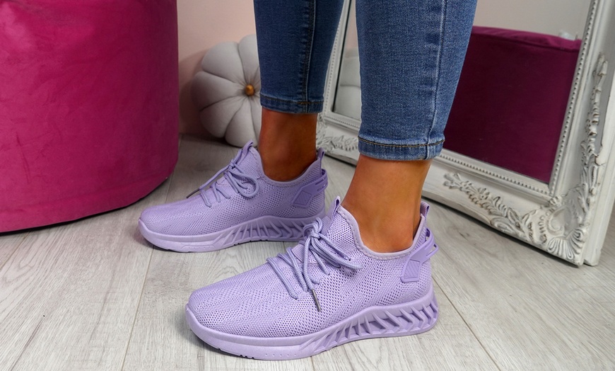 Image 10: Women's Knit Trainers