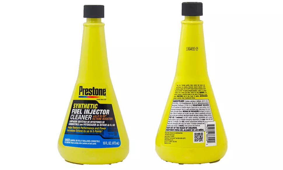Prestone AS731-6 Synthetic Fuel Injector Cleaner Additive Octane Booster - Primary Image