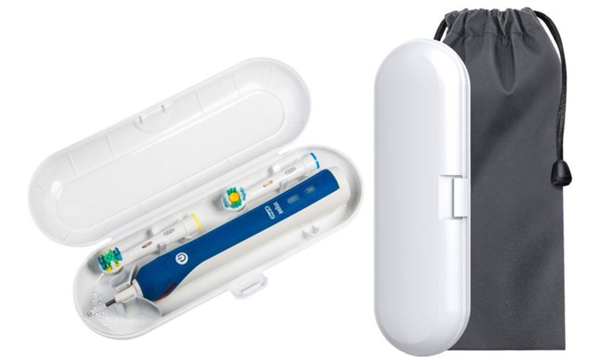 Image 1: Electric Toothbrush Case with Bag Compatible with Oral-B