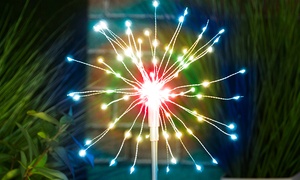 One, Two or Four 120 LED Solar Firework Lights