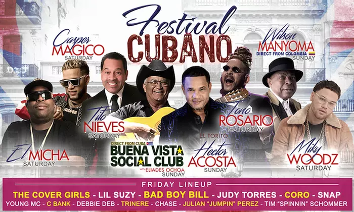 Cuban Fest feat. Buena Vista, Tito Nieves, El Torito, Toño Rosario, Miky Woodz, Bad Boy Bill, & More (August 9–11) - Primary Image