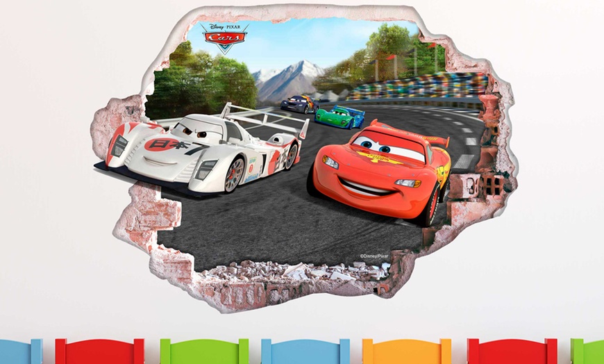 Image 11: Disney Cars Vinyl Wall Decal 