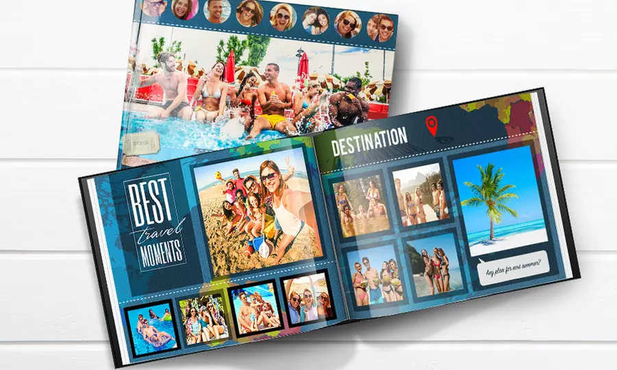 50-Page Custom Hardcover Photo Books (Up to 85% Off). Four Options Available. - Primary Image