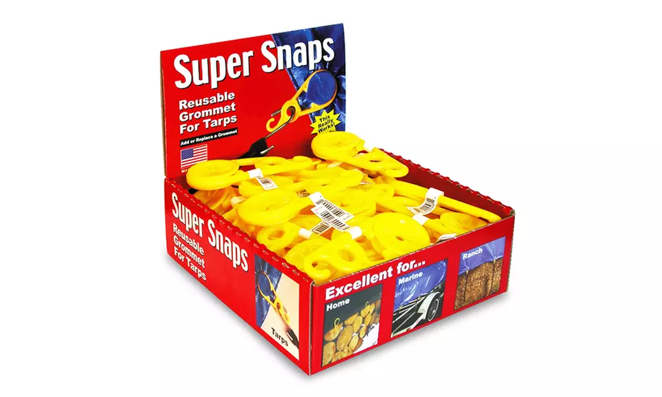Super Snaps Tarp Grommets, 15 or 48 pack - Second Medium