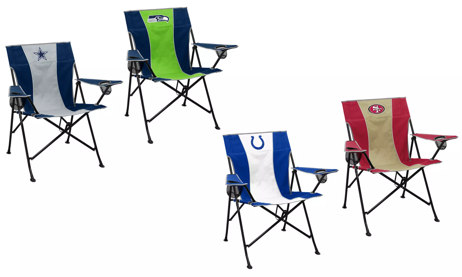 NFL Foldable Pregame Chair with Team Logo and Colors - Primary Image