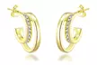 1 ou 2 paires de boucles d'oreilles Philip Jones ornées de cristaux Swarovski® - Second Medium