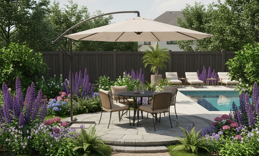 Image 3: Ombrellone da giardino di 3 m